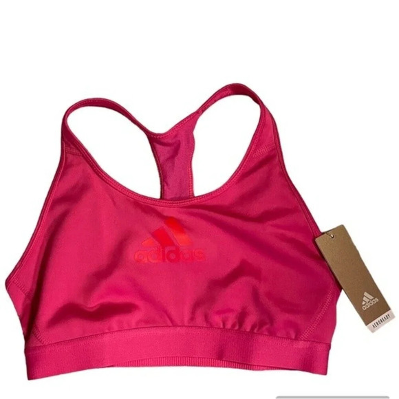 adidas Other - Adidas Don't Rest Alphaskin Sports Bra - Large Racerback Bright Pink